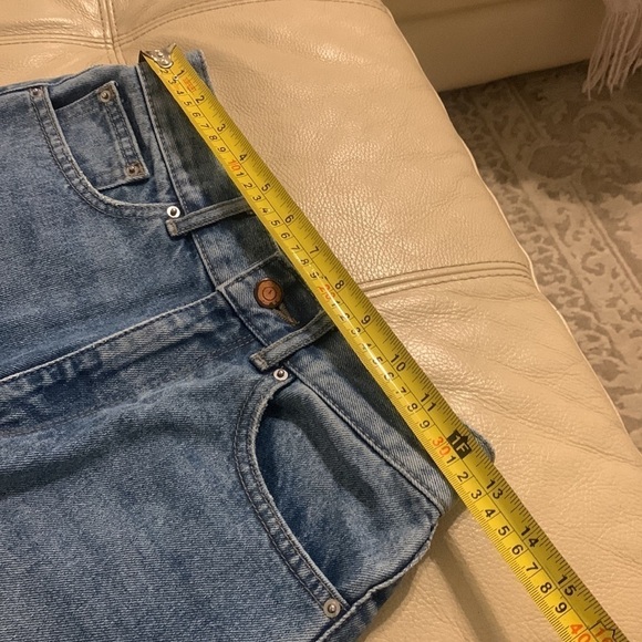 DL1961 Apollo High Rise Denim Jean Shorts raw ham size 25 - Picture 10 of 12